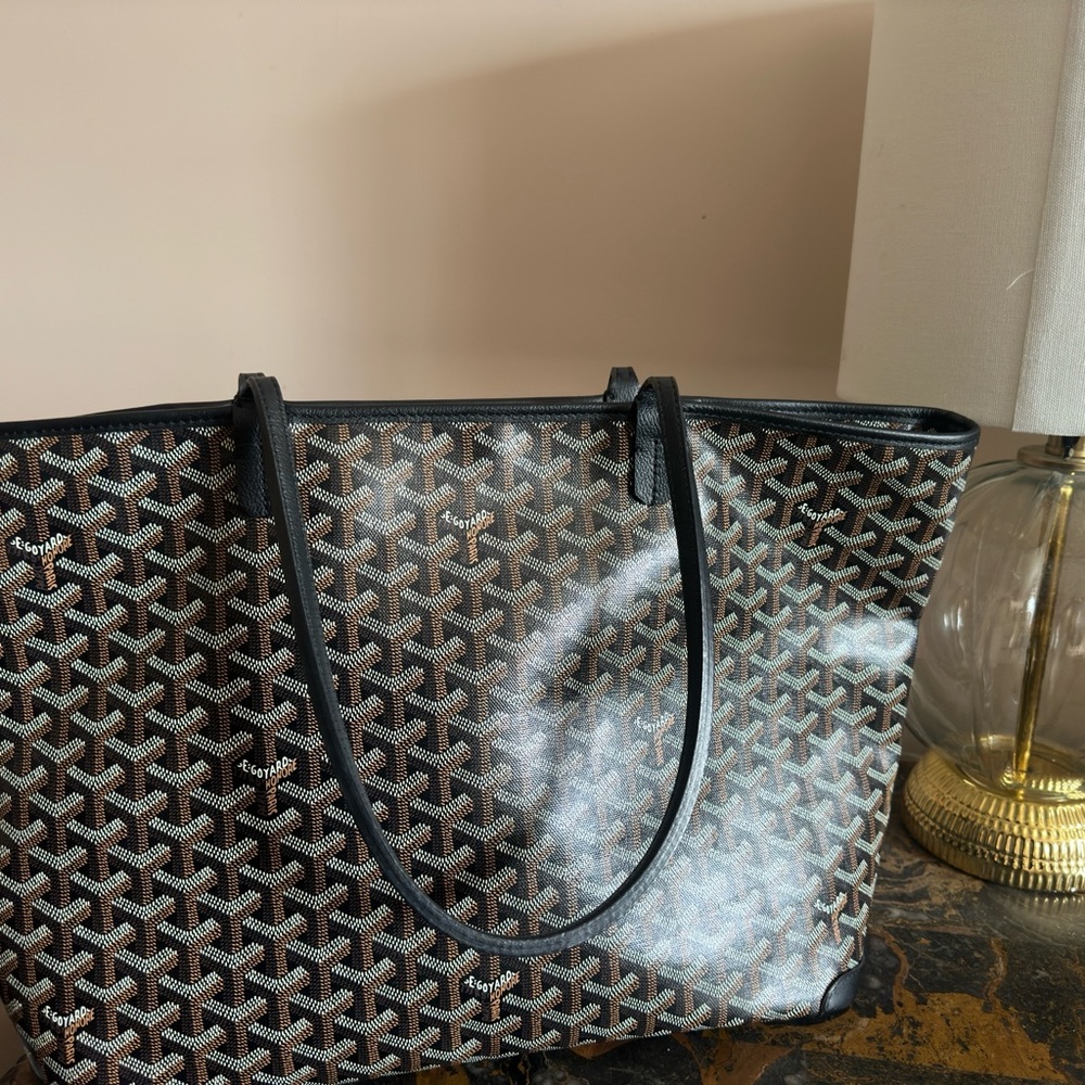 GOYARD ARTOIS MM TOTE BAG black new great condition